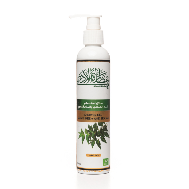 Omani Neem and sea salt shower gel